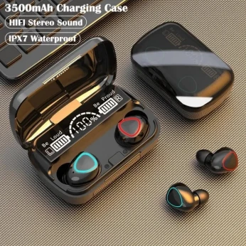ÉCOUTEURS SANS FIL BLUETOOTH V5.1 ET POWERBANK TELEPHONE - M10