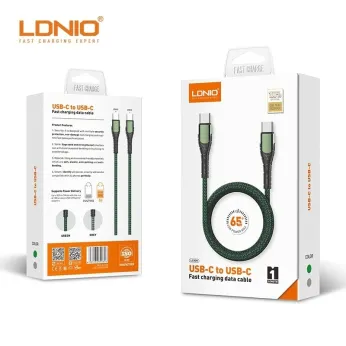 CABLE SIYOTEAM LDINIO LC101 65W TYPE C TO TYPE C