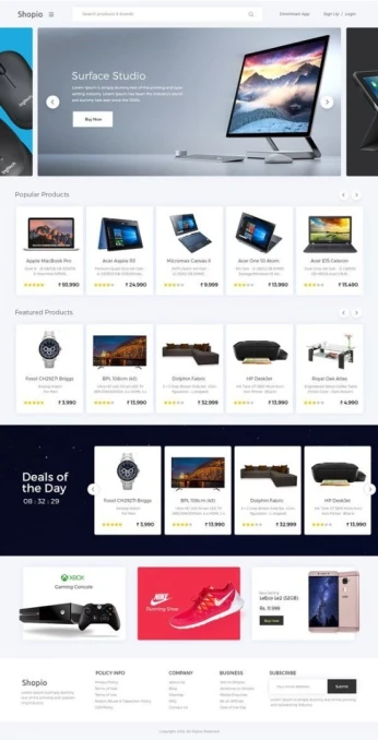 Développement site web 