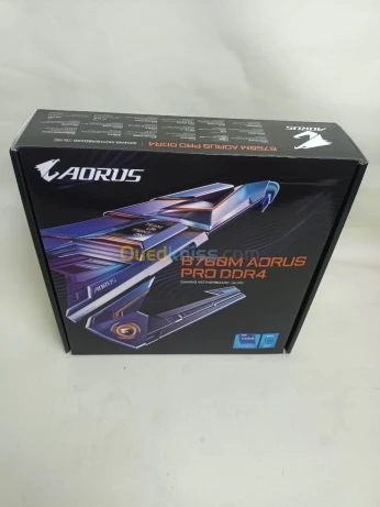 Gigabyte B760M AORUS PRO DDR4 Micro ATX LGA 1700 - DDR5- Dual M.2- PCIe 4.0 - USB 3.2