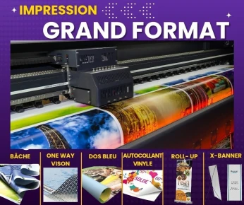 impression petit format grand format numérique offset DTF