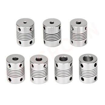 ARDUINO - Accouplement Flexible 5x8mm & 5x10mm Compatible avec les moteurs pas à pas NEMA 17