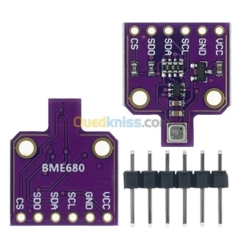 BME680 - CAPTEUR ARDUINO DE TEMPERATURE, D'HUMIDITE, DE PRESSION ET DE GAZ