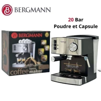 Machine a Café a Bras - 20 Bar - Poudre Et Capsule Bergmann