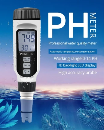 SMART SENSOR Testeur PH Qualité de l'eau portable