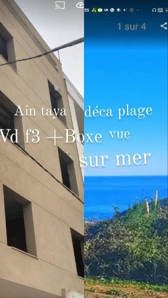 Vente Appartement F3 Alger Hraoua