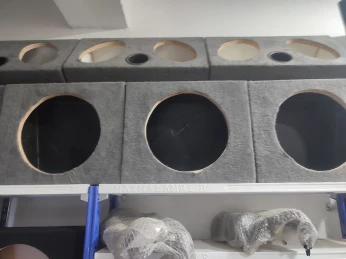 Caisson subwoofer caisson baffle ovale