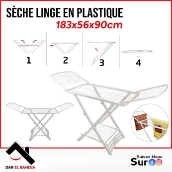 Sèche linge plastique