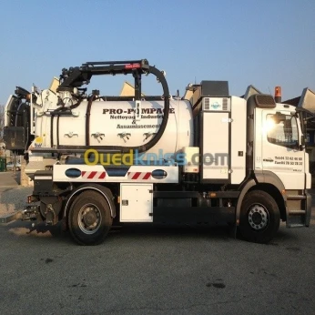 Servise camion nettoyage débouchage canalisation