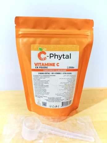 Complément alimentaire vitamine C en poudre