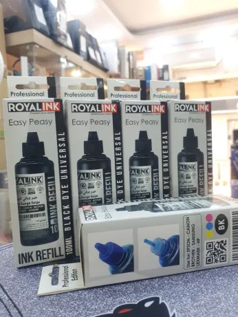 BOUTEILLE ENCRE 100ML BLACK ROYALINK COMPATIBLE