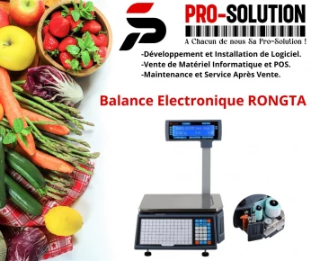PROMOTION BALANCE RONGTA AVEC AFFICHEUR+IMPRESSION ETIQUETTE CODE A BARRE