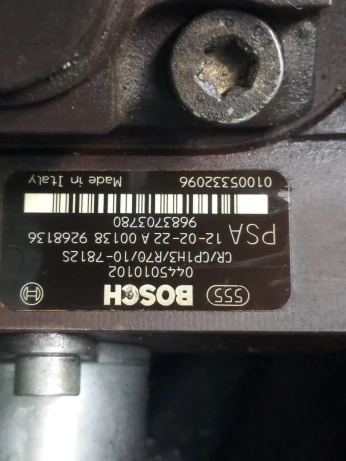 Pompe injection 1.6 hdi -1.4 hdi.