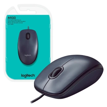 Souris Logitech M100 optical USB Filaire/3 boutons