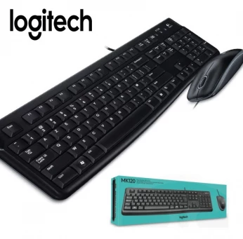 Ensemble ( Pack / Kit ) clavier souris Logitech MK120 filaire/azerty