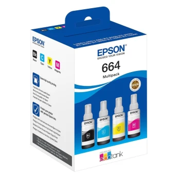 Bouteille d encre Epson Ecotank 664 originales en pack