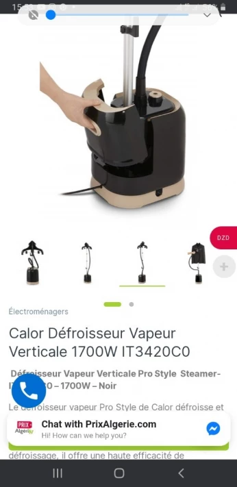 Defroisseur à vapeur calor pro style