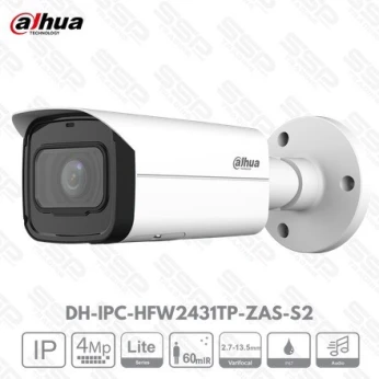 Camera IP Bullet, 4MP, Audio, Objectif 2.7-13.5mm, IR:60m, Série LITE