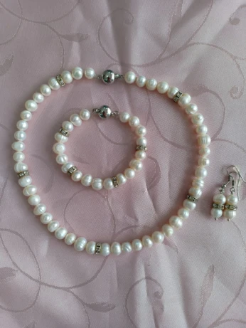 Parure en perles de culture joher hor 🌞طاقم من الجوهر الحر 🌞