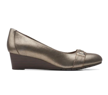 CLARKS Mallory Strap Metallic