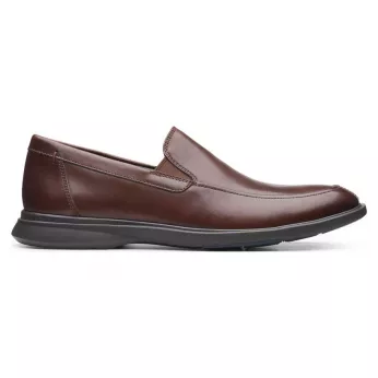 CLARKS Un Lipari Step Mahogany Leather