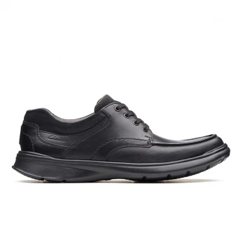 CLARKS Cotrell Edge Blk Smooth Lea