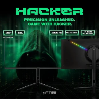 Ecran Gaming Matos 30" HACKER MSG30 200Hz 1MS Ultrawide VA CURVED