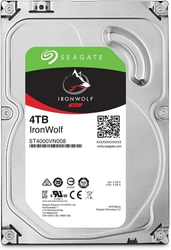 Disque Dur Seagate IronWolf NAS 4TO