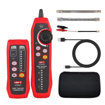 UNI-T UT683 Détecteur de fil réseau Câble tracker Lan Testeur RJ45 RJ11 Téléphone Câblage