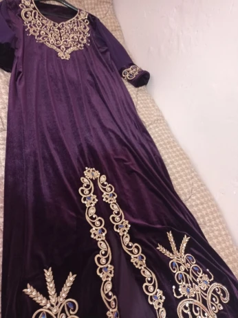 Robe kaftan violet taille 40/42
