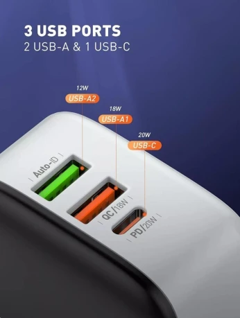 LDNIO 32W 3Ports Charger A3513Q