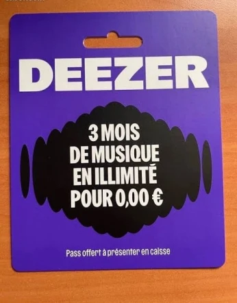 3 mois Deezer