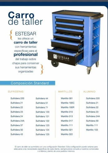 Servante de carrosserie