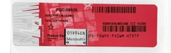 LICENCE WINDOWS 10 PROFESSIONNEL OEM