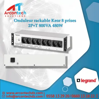 Onduleur rackable Keor 8 prises 2P+T 800VA 480W