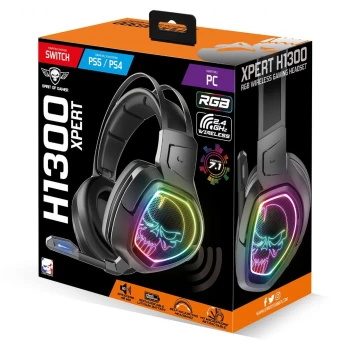 CASQUE SANS FIL SPIRIT OF GAMER XPERT H1300 7.1 PC/ PS5/ PS4/ SWITCH