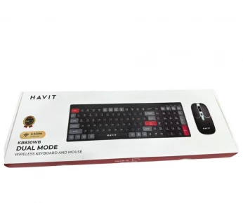 COMBO CLAVIER SOURIS SANS FIL HAVIT KB830WB WIRELESS