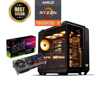 RYZEN 7 7800X3D RAM 32GO B650 GAMING X SSD 1TO RTX 4080 ROG STRIX GAMING OC 16GO