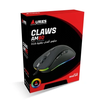 SOURIS AURES CLAWS AM80 GAMING RGB