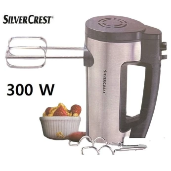 SilverCrest Batteur Inox 300W Noir/Argent HM833