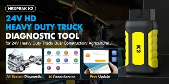 scanner camion lourd NEXPEAK K2 . DPF Cluster Calibration système complet Camions Tracteurs Diesel