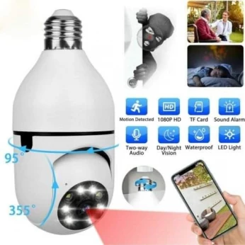 Camera de surveillance lampe wifi 360 full HD