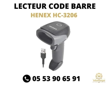 Lecteur code barre avec fil