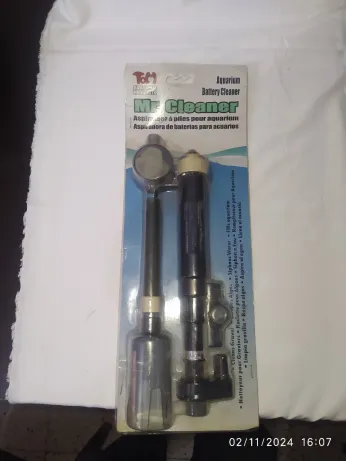 Le siphon à gravier à piles