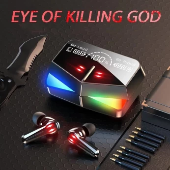 TWS Sans Fil Bluetooth  Gamer LED 