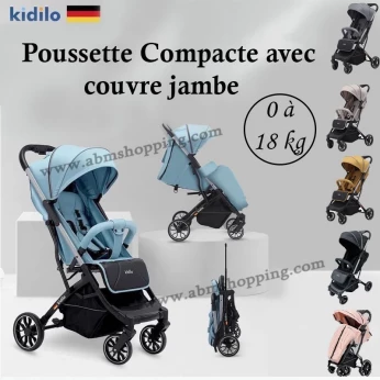 Poussette Compacte avec couvre jambe | kidilo