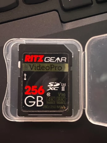 Carte mémoire Pro SD UHS-II 256 Go RITZ GEAR