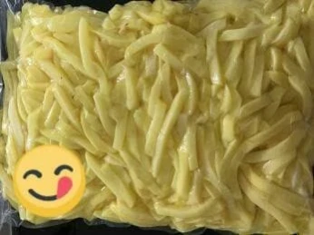 Frites fraîches sous vide