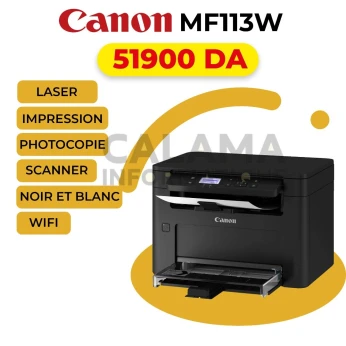 IMPRIMANTE Canon MF113W LASER NOIR-ET-BLANC MULTIFONCTION WIFI