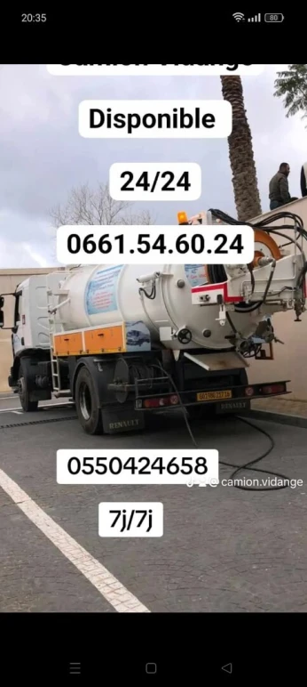 Société débouchage curage canalisation vidange